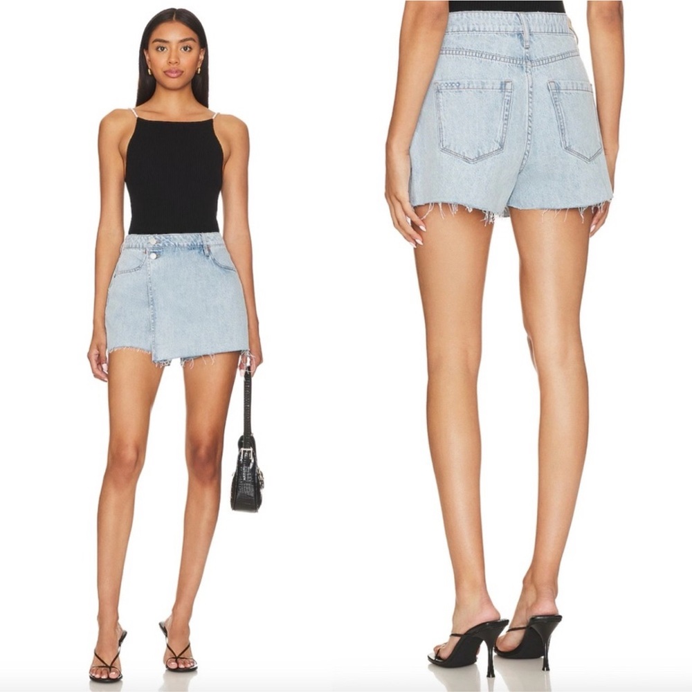 🩵BLANKNYC Denim Cross Over Wrap Skirt, Size 29